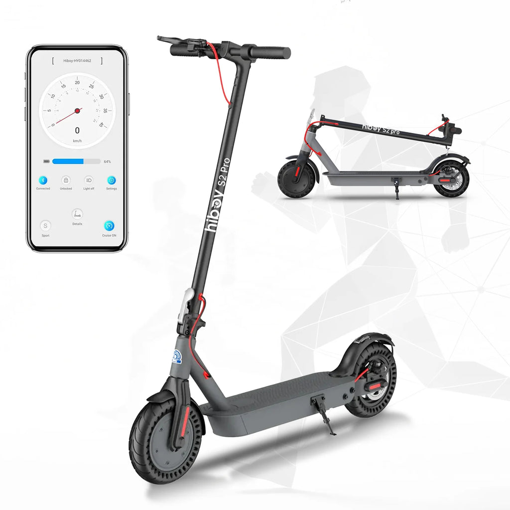 Hiboy S2 Pro Electric Scooter – 500W, 25 Mile Range, 10" Solid Tires