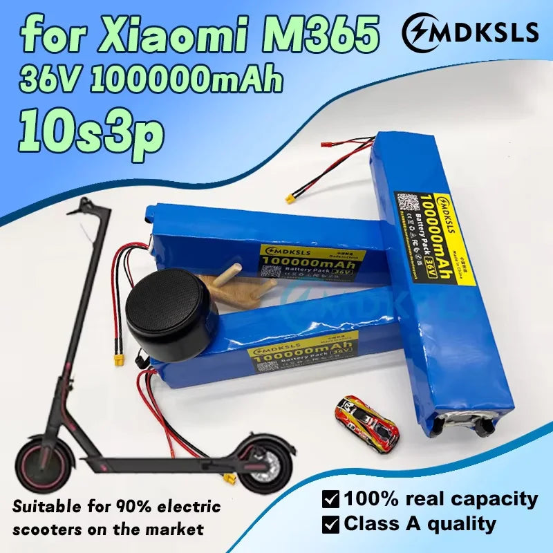 36V 10S3P Lithium Battery Pack for Xiaomi M365 & PRO Scooter – Built-in BMS, Long Range