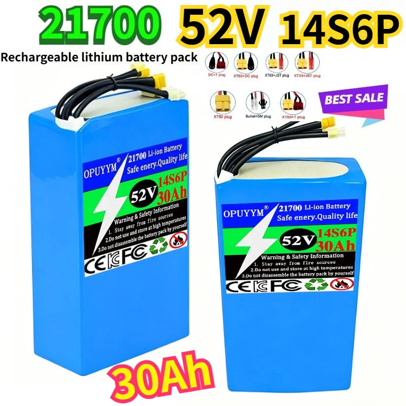 52V 30Ah Lithium Battery Pack for EMOVE Cruiser – 14S6P 21700 Cells