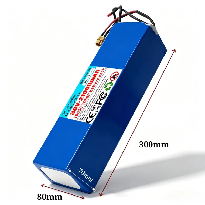 36V 21Ah Upgrade Replacement Battery for Segway Ninebot MAX G30 – 10S6P 18650 with BMS