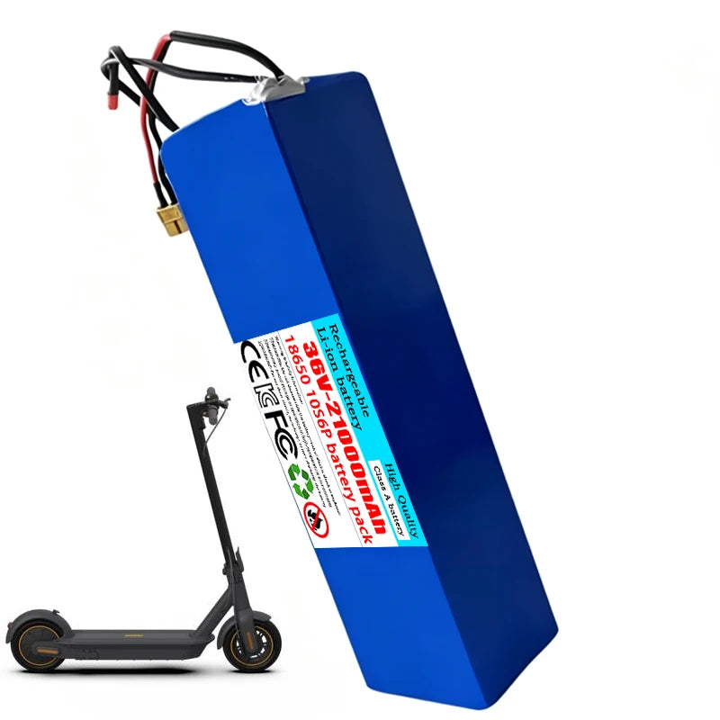 36V 21Ah Upgrade Replacement Battery for Segway Ninebot MAX G30 – 10S6P 18650 with BMS