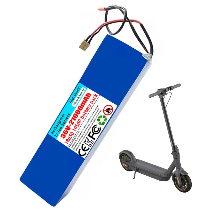 36V 21Ah Upgrade Replacement Battery for Segway Ninebot MAX G30 – 10S6P 18650 with BMS